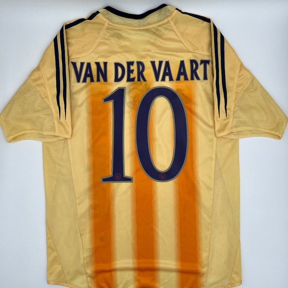 Van Der Vaart #10 Ajax 2004/2005 Away ORIGINAL Adidas VTG Rare Soccer Jersey S